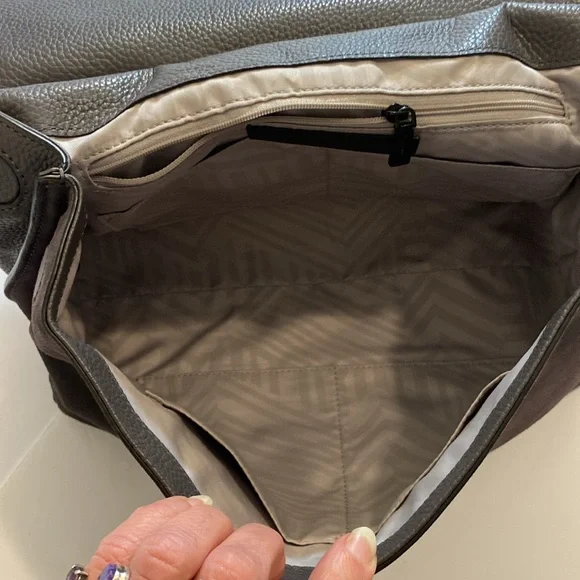 Rebecca Minkoff Medium Kieth Suede and Leather Satchel - Picture 6 of 16